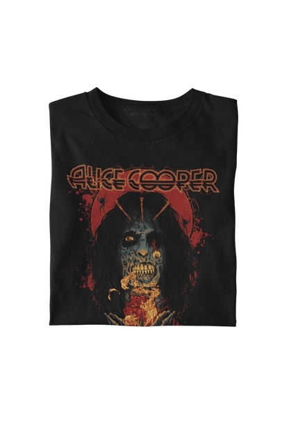 Alice Cooper Skeleton Officially Licensed Mens T Shirt Black