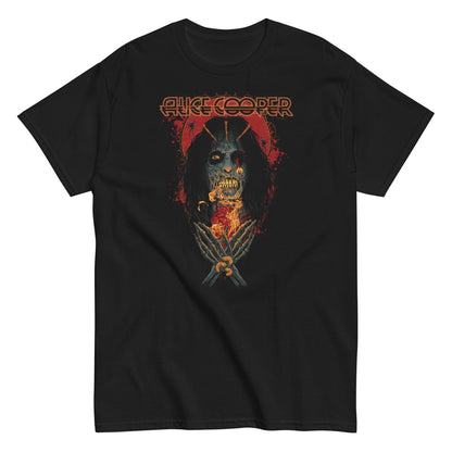 Alice Cooper Skeleton Officially Licensed Mens T Shirt Black