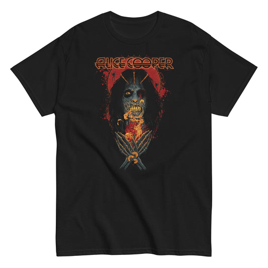 Alice Cooper Skeleton Mens T Shirt Black