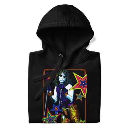 Alice Cooper Stars Mens Officially Licensed Hoodie Black