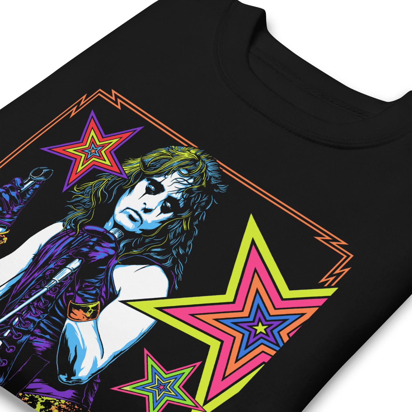 Alice Cooper Stars Mens Sweatshirt Black