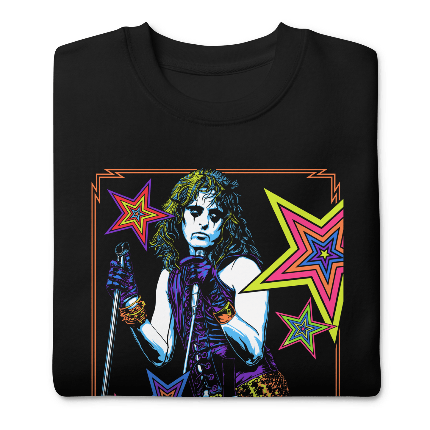Alice Cooper Stars Mens Sweatshirt Black