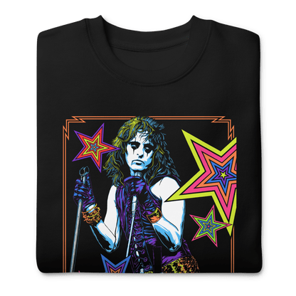 Alice Cooper Stars Mens Sweatshirt Black