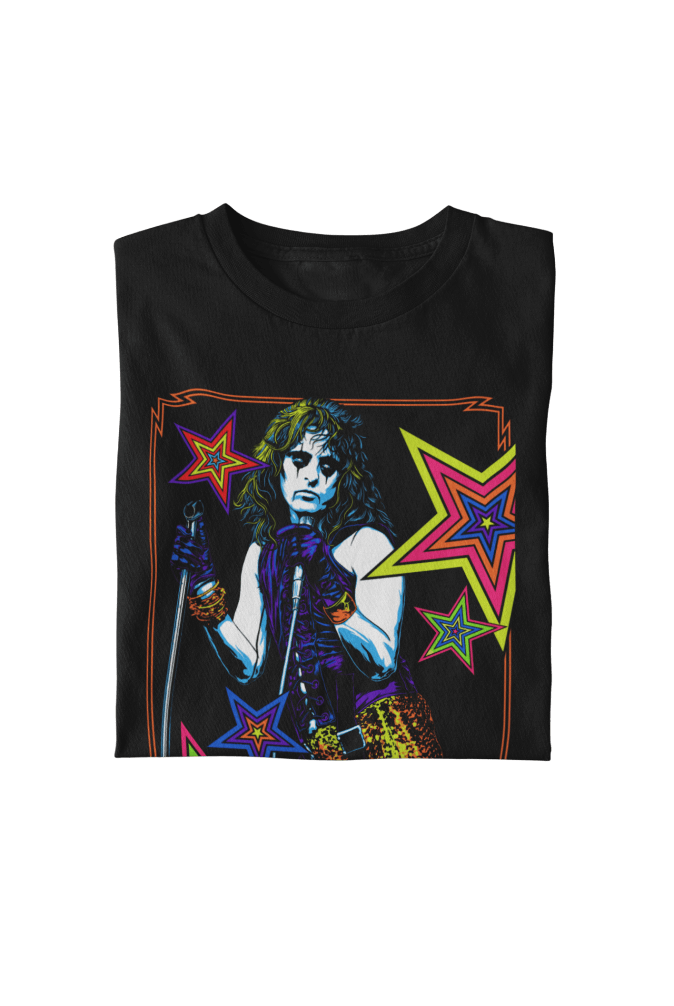 Alice Cooper Stars Officially Licensed Mens T Shirt Black