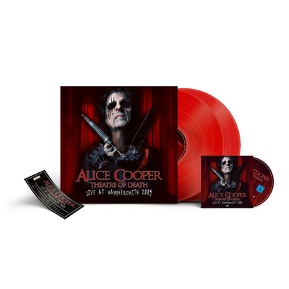 Alice Cooper - Theatre Of Death: Live At Hammersmith 2009 (With DVD, Colored Vinyl, Red) (2 Lp's) [Vinyl]