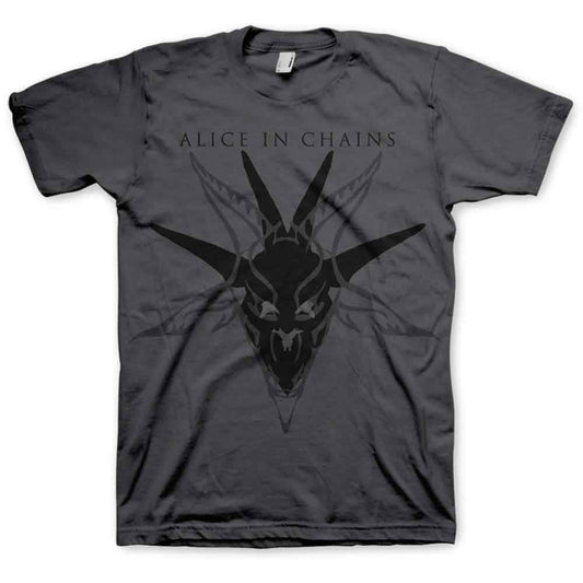 Alice In Chains Black Skull [T-Shirt] Officially Licensed