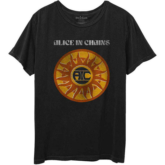Alice In Chains Circle Sun Vintage [T-Shirt] Officially Licensed