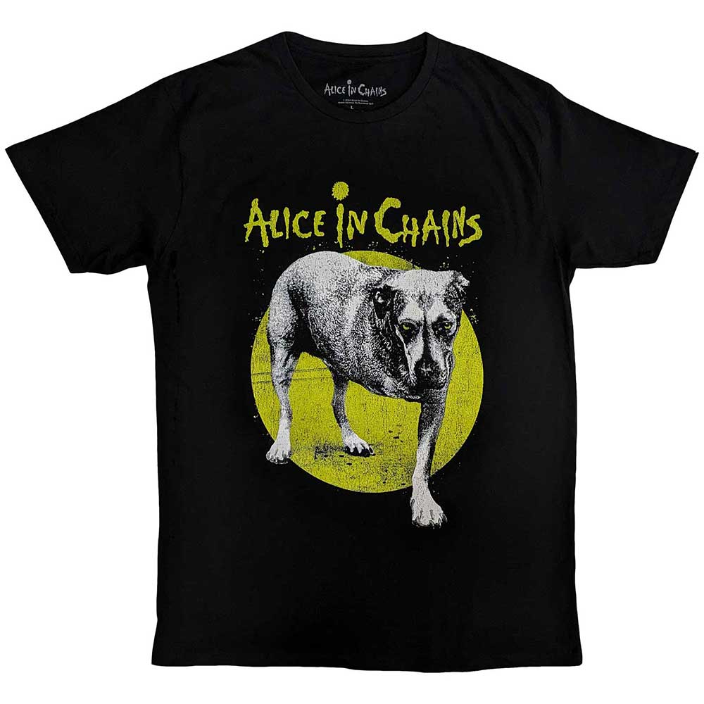 Alice In Chains Three Legged Dog v2 T Shirt Black Officially Licensed