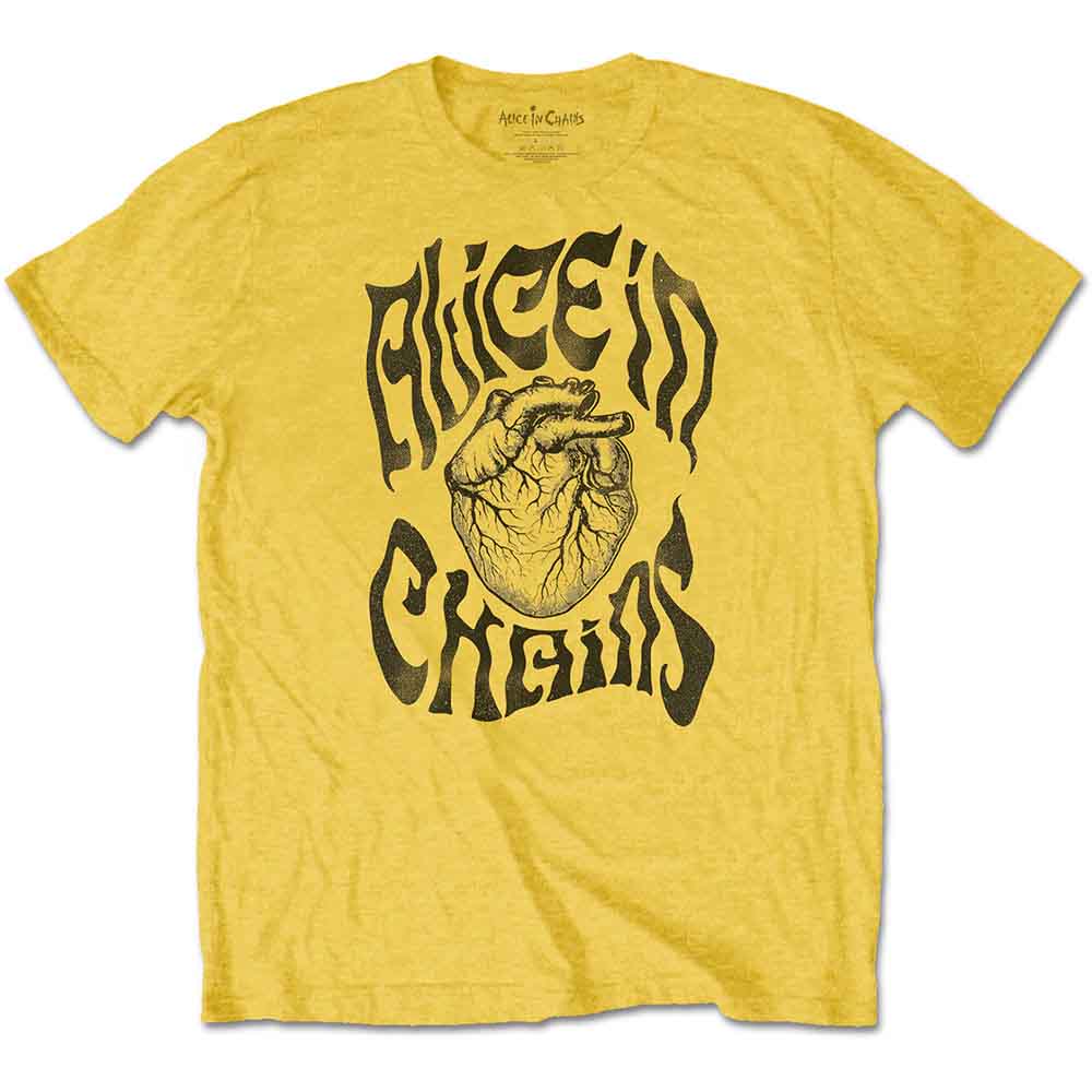 Alice In Chains Transplant T Shirt Yellow Officially Licensed