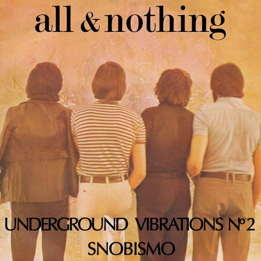 ALL & NOTHING - Underground Vibrations No. 2 Vinyl Record