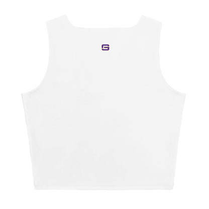 LSU Baseball National Champions Logo Stretch Crop Top