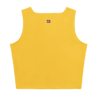 LSU Football Crop Top - Gold