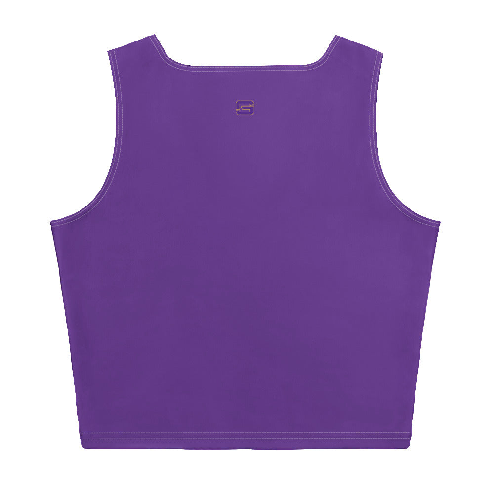 LSU Football Crop Top - Purple