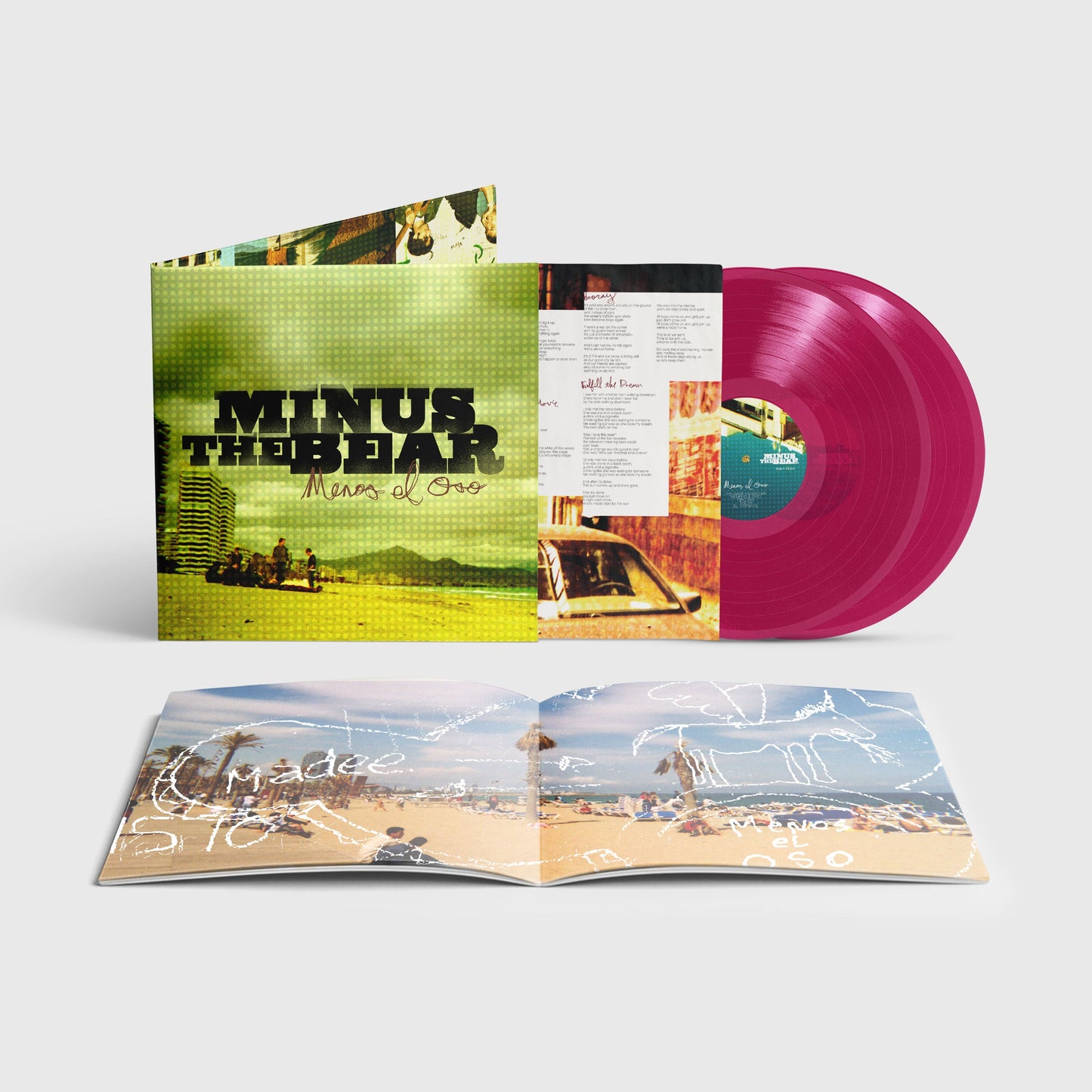 Menos el Oso (20th Anniversary Deluxe Edition) (2x Translucent Magenta Vinyl) Vinyl Record
