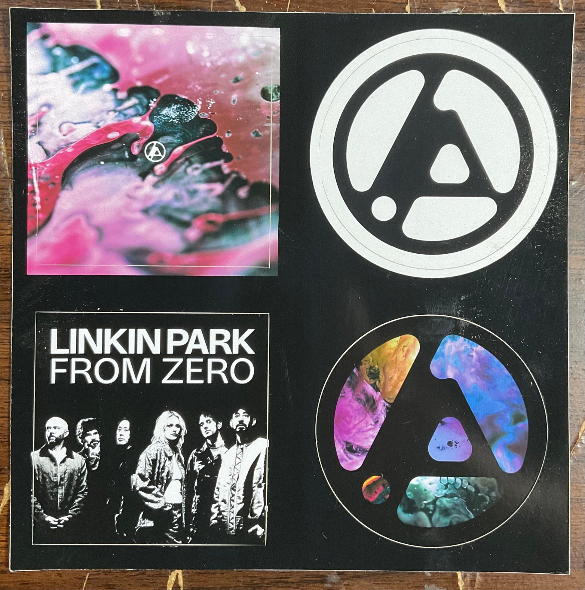 FROM ZERO *4 STICKER PROMO SET*  Vinyl Record
