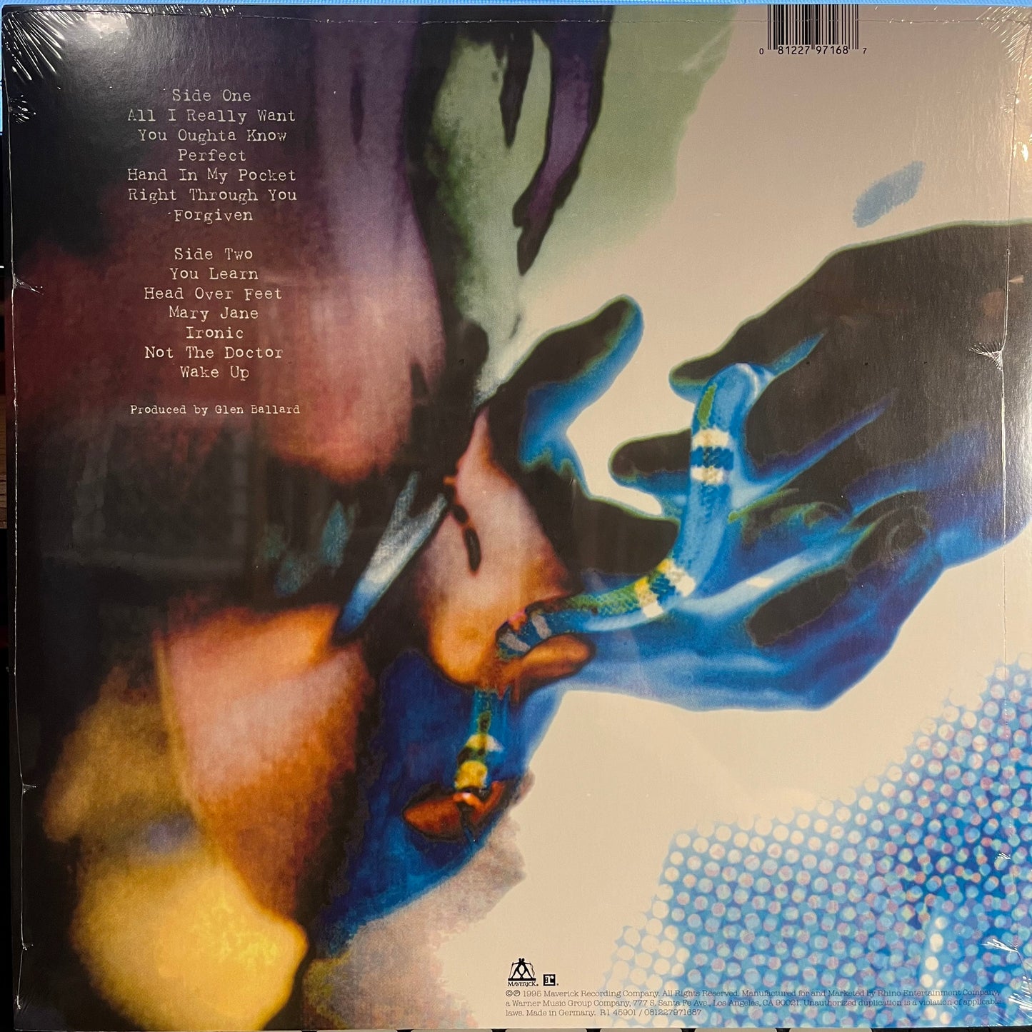 Alanis Morissette Jagged Little Pill Vinyl Record