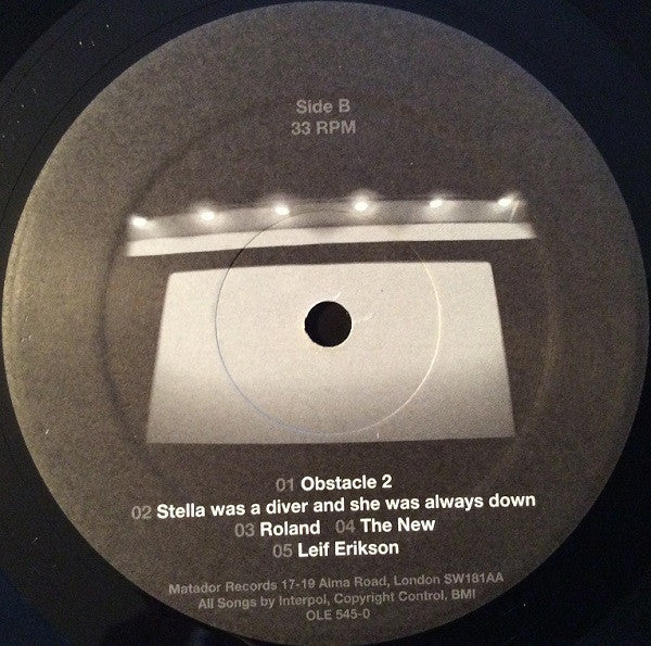 Interpol Turn On The Bright Lights Vinyl Record