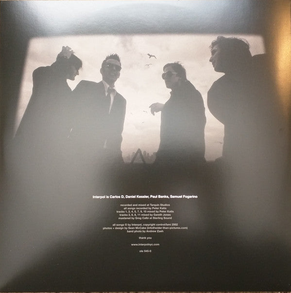Interpol Turn On The Bright Lights Vinyl Record
