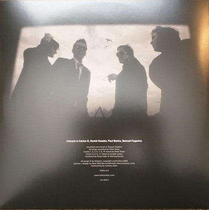 Interpol Turn On The Bright Lights Vinyl Record