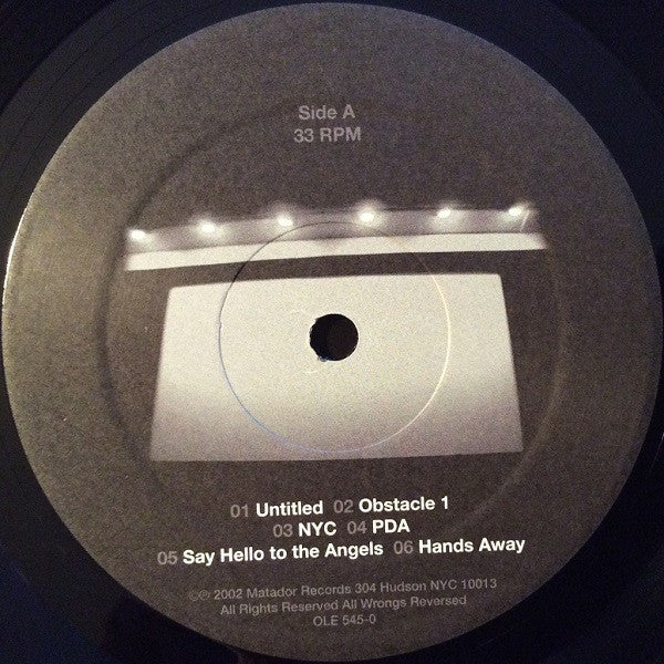 Interpol Turn On The Bright Lights Vinyl Record