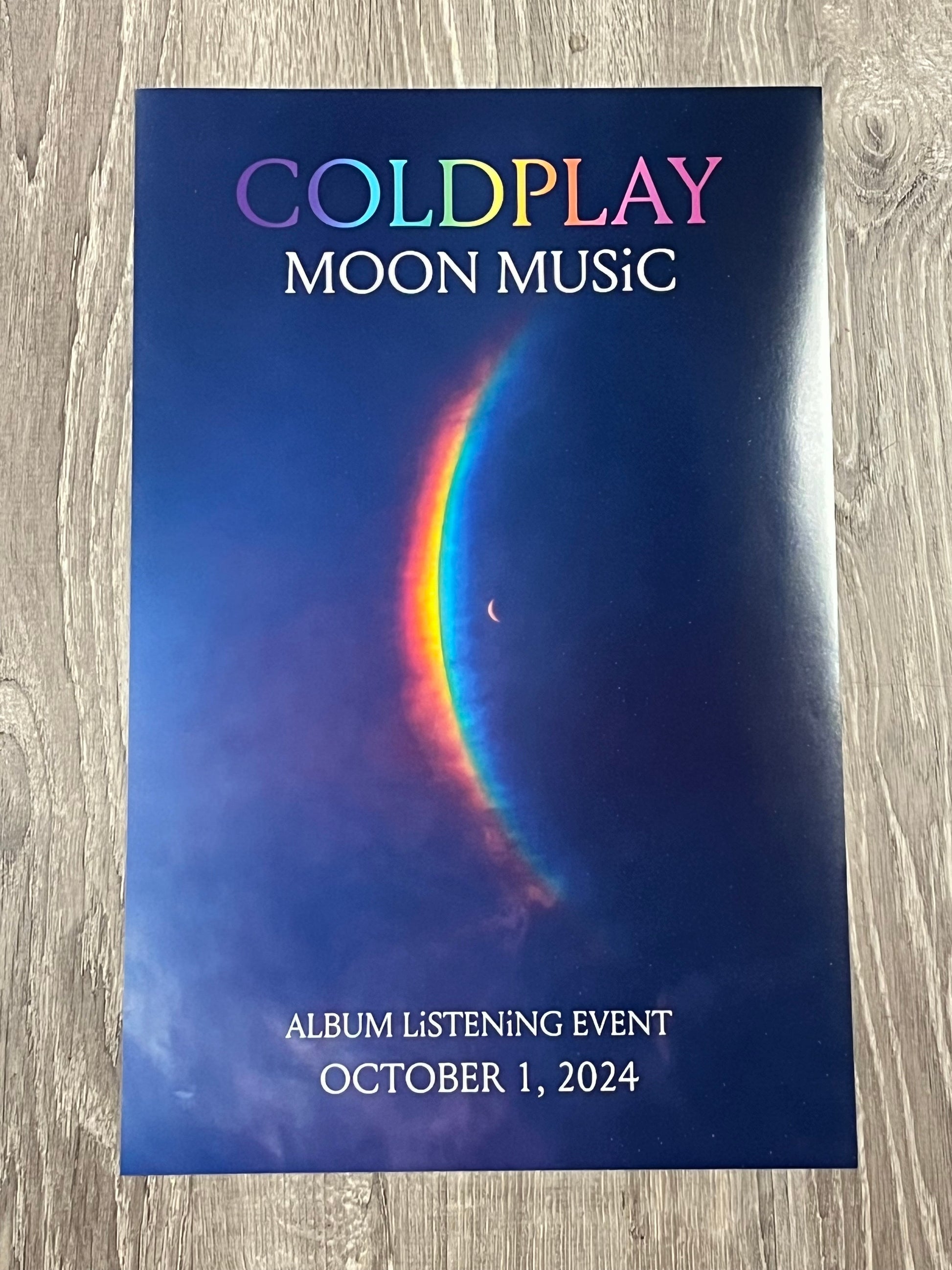 MOON MUSIC *12X16 POSTER* Vinyl Record