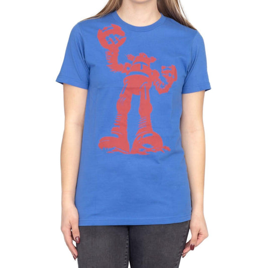 Ames Bros Destroyer Vintage Blue Adult T Shirt Blue