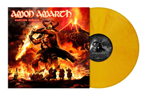 Amon Amarth - Surtur Rising (Limited Edition, Sun Yellow Marble) [Import] Vinyl Record