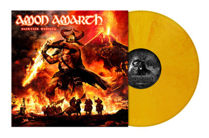 Amon Amarth - Surtur Rising (Limited Edition, Sun Yellow Marble) [Import] Vinyl Record