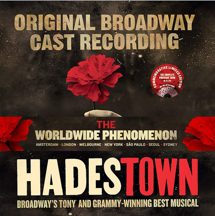 Hadestown (Original Broadway Cast Recording) [Clear/Red/Black Splatter Vinyl] [2LP] Vinyl Record