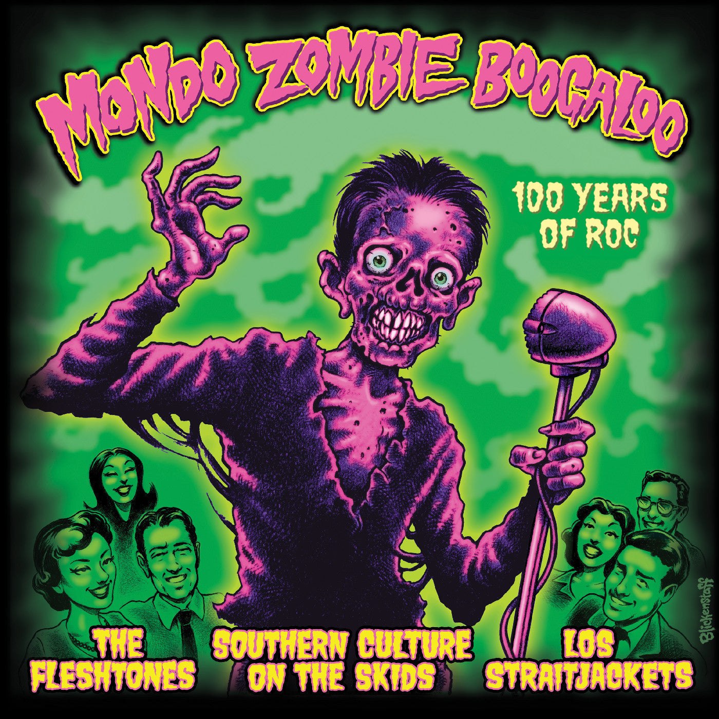 PRE-ORDER And The Fleshtones Los Straitjackets Southern Cult - Mondo Zombie Boogaloo [Pink Vinyl] [Vinyl] Vinyl Record