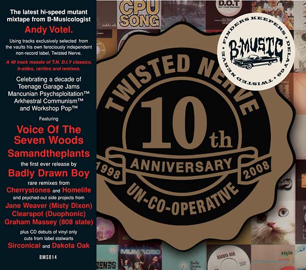 Twisted Nerve 10th Anniversary Mix Music CD