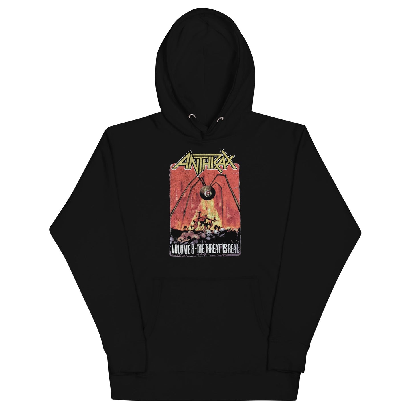 Anthrax The Threat Is Real Mens Hoodie Black