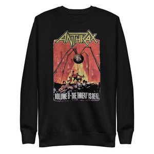 Anthrax The Threat Is Real Mens Sweatshirt Black