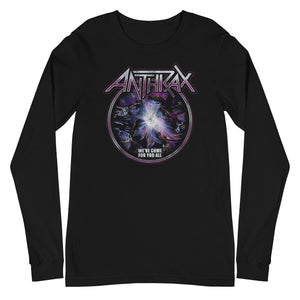 Anthrax We've Come For You All Mens Long Sleeve T Shirt Black