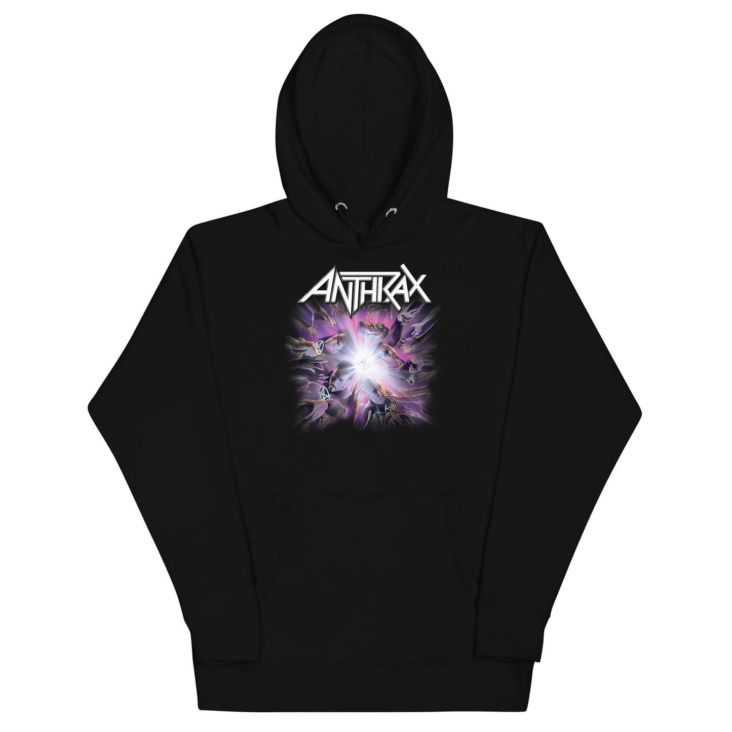 Anthrax Galaxies Mens Hoodie Black