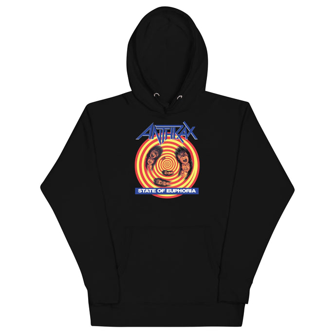 Anthrax State Of Euphoria Mens Hoodie Black