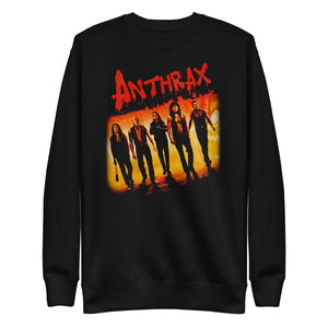 Anthrax Slanted Band Mens Sweatshirt Black