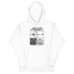 Anthrax Frequency Mens Hoodie White