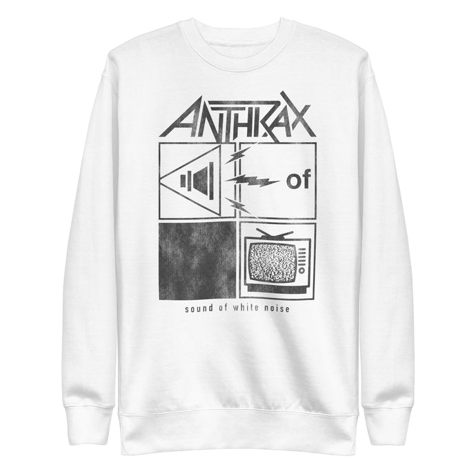 Anthrax Frequency Mens Sweatshirt White