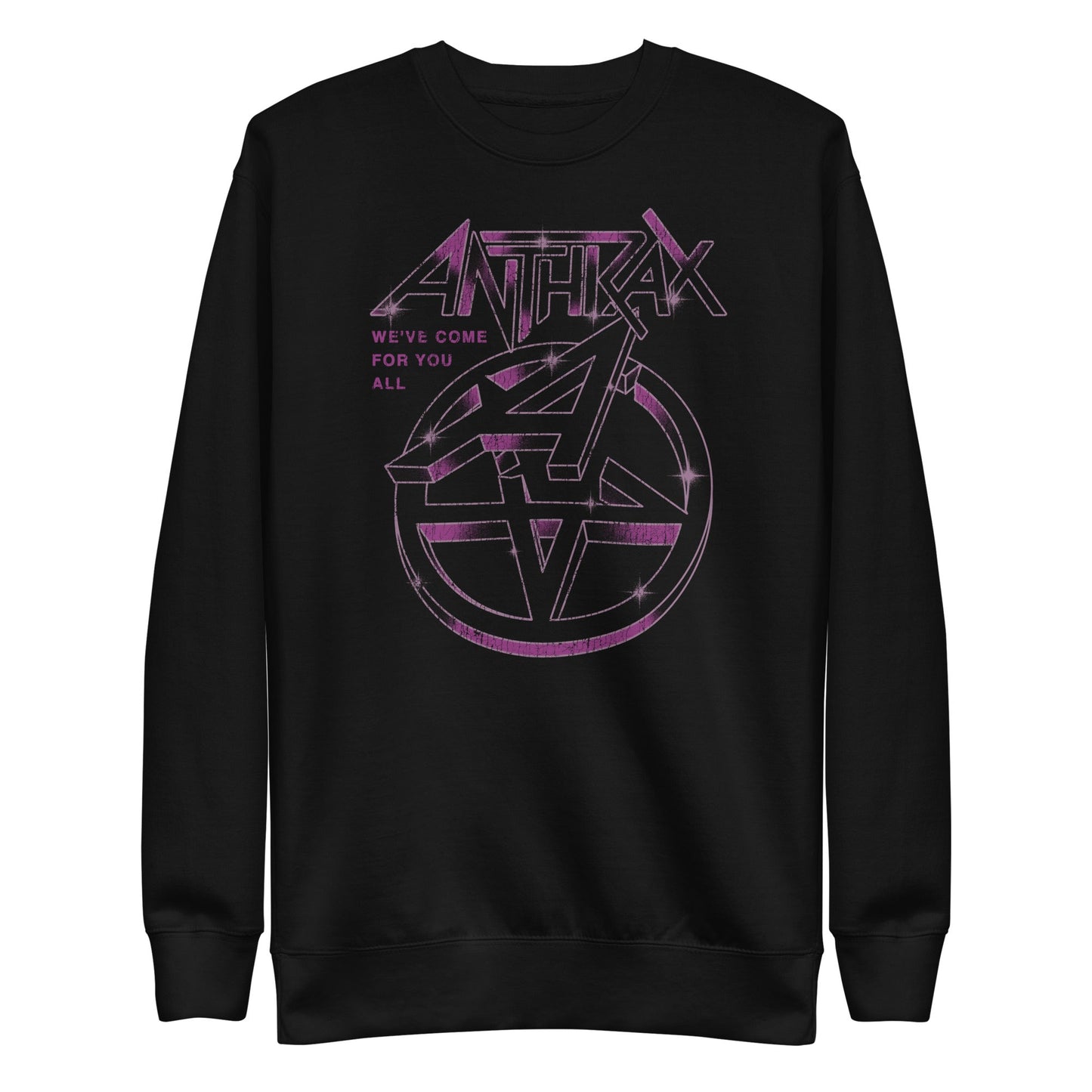 Anthrax Double A Mens Sweatshirt Black