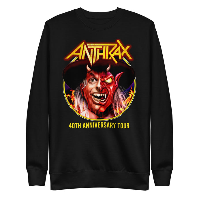 Anthrax Half Devil Mens Sweatshirt Black