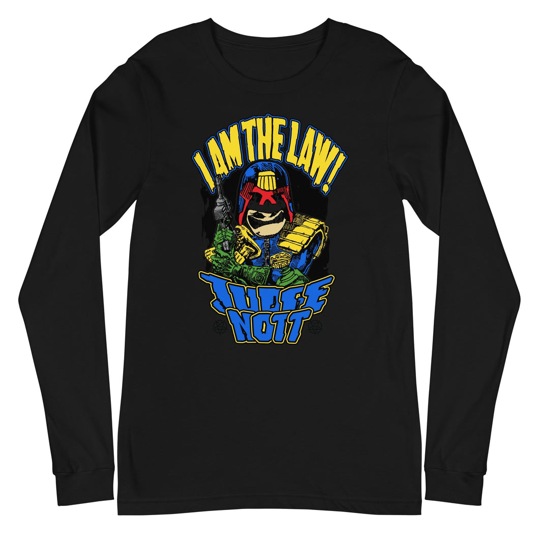 Anthrax I Am The Law Mens Long Sleeve T Shirt Black