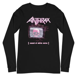 Anthrax Skull TV Mens Long Sleeve T Shirt Black