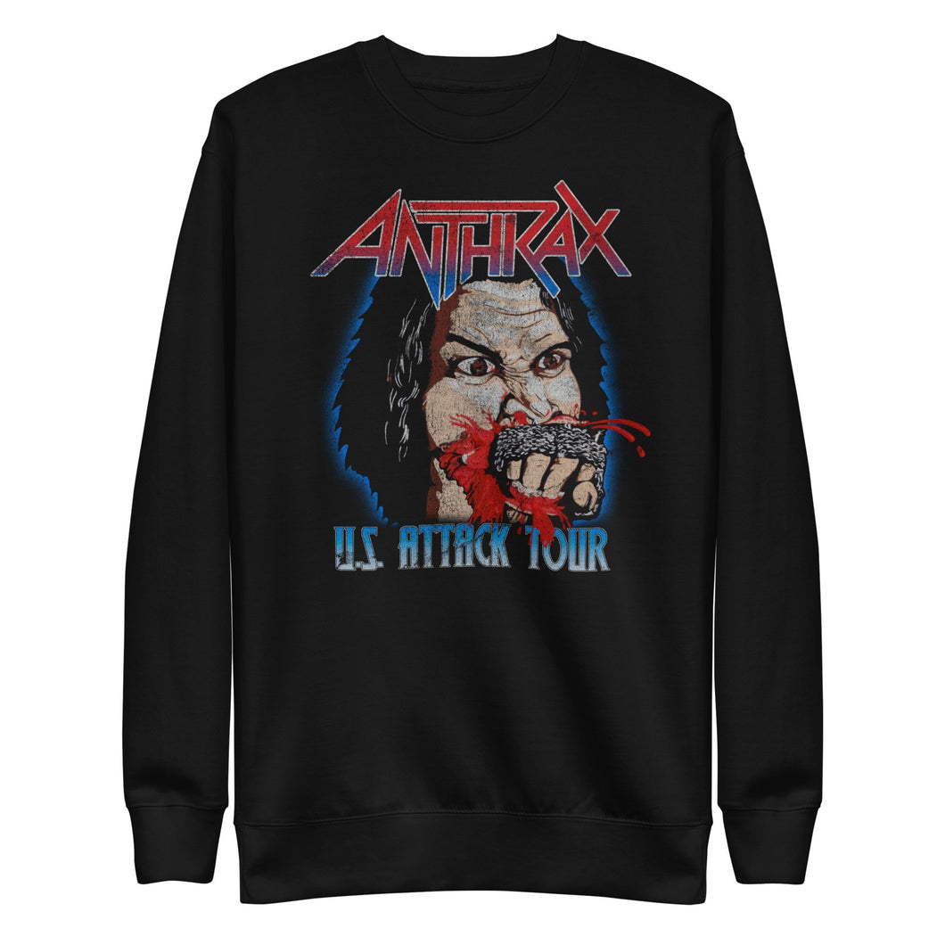 Anthrax US Attack Tour Mens Sweatshirt Black