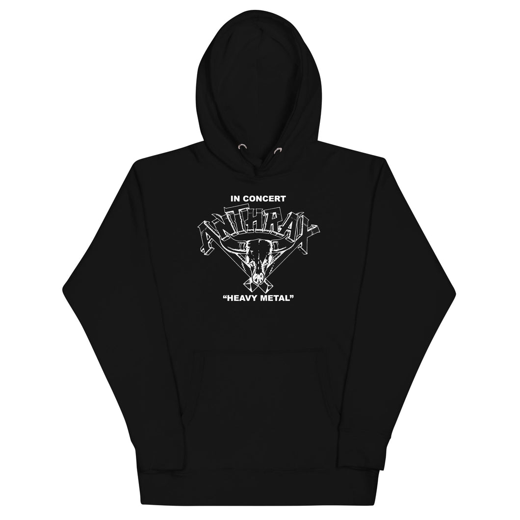 Anthrax Heavy Metal Mens Hoodie Black