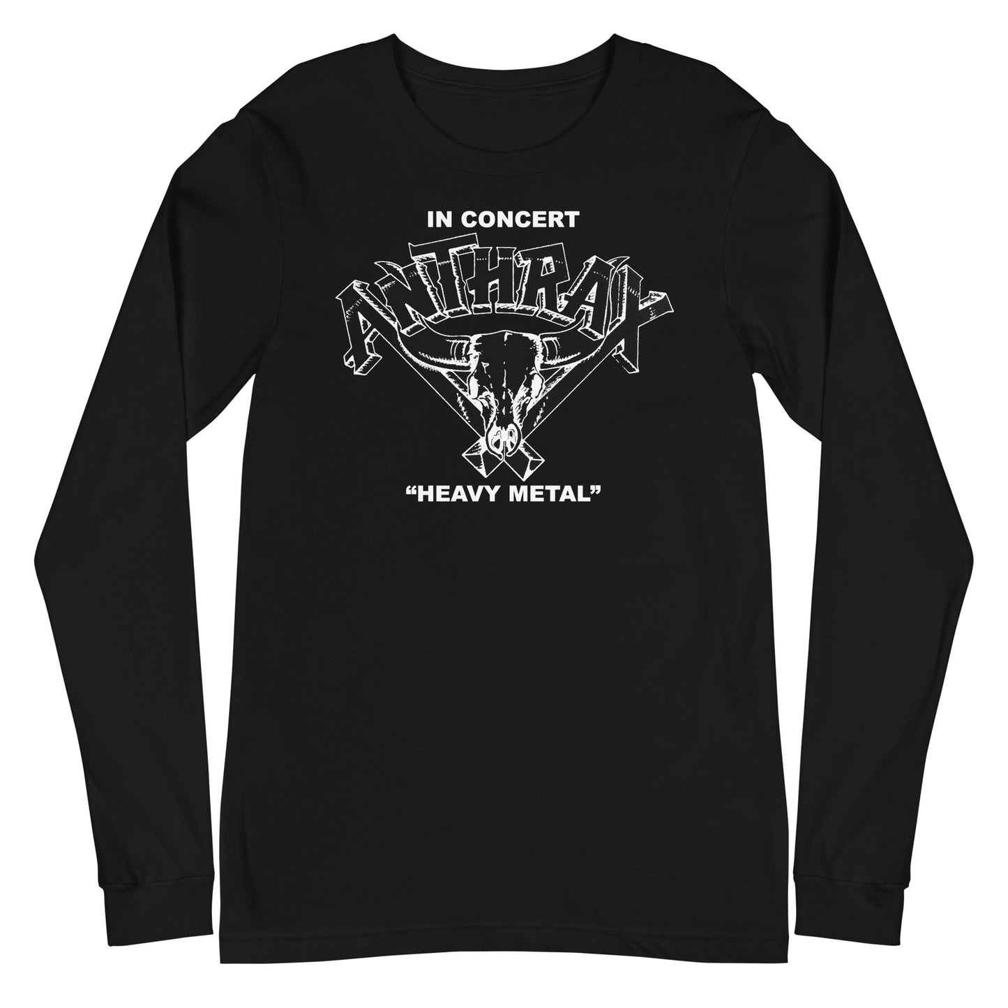 Anthrax Heavy Metal Mens Long Sleeve T Shirt Black