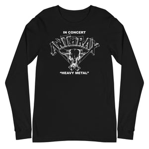 Anthrax Heavy Metal Mens Long Sleeve T Shirt Black