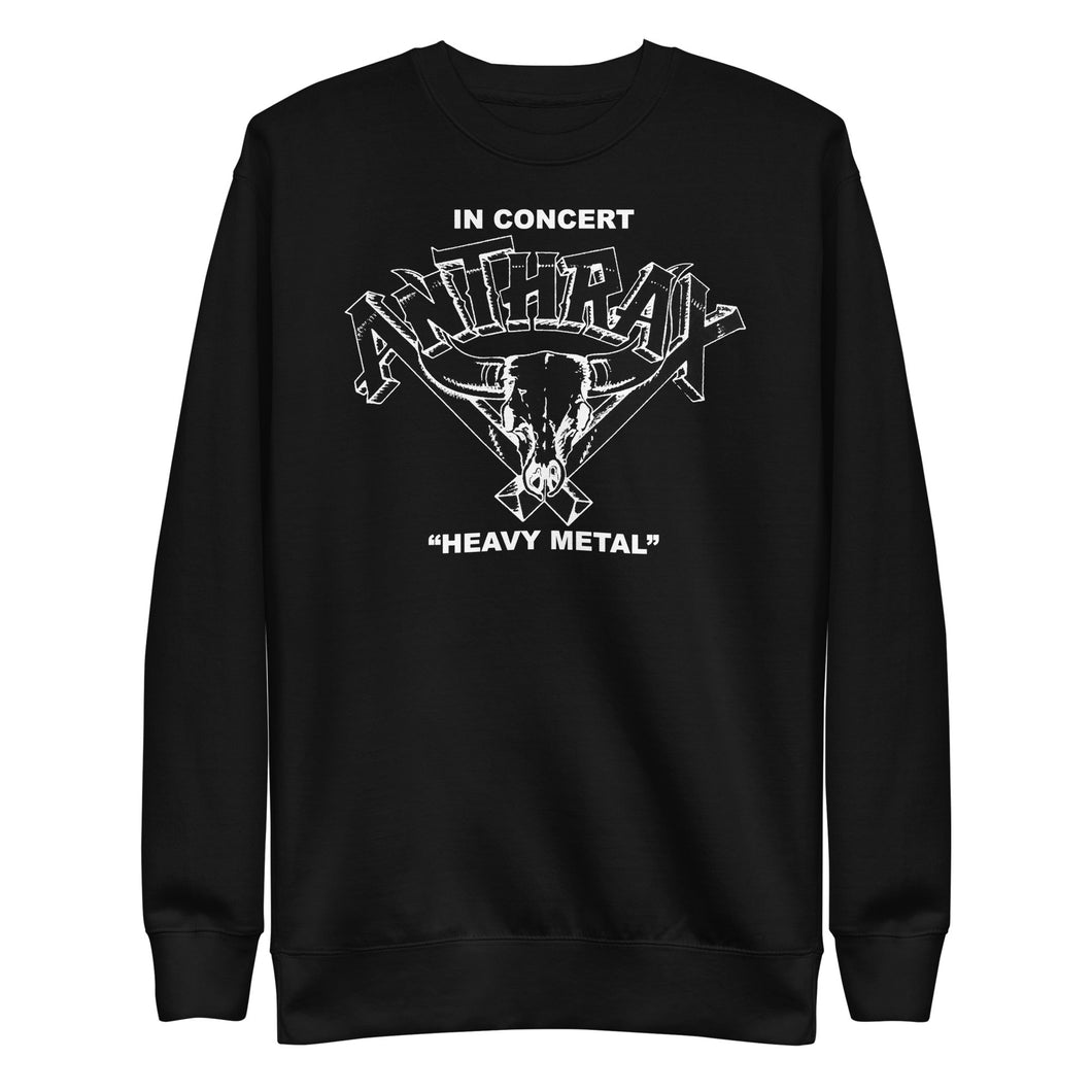 Anthrax Heavy Metal Mens Sweatshirt Black