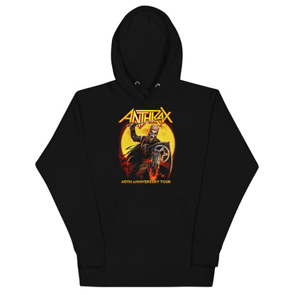 Anthrax Dead Cavalry Mens Officially Licensed Hoodie Black