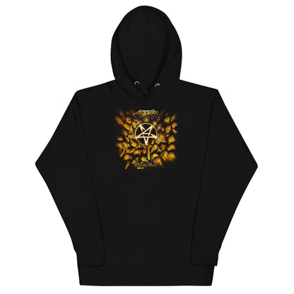 Anthrax Pentagram Logo Mens Officially Licensed Hoodie #1026 Black
